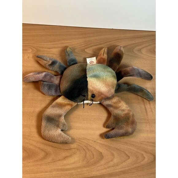 TY Beanie Baby Claude The Crab Retired September 3, 1996 [No Tag] - Picture 2 of 8